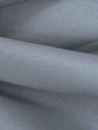 Light Steel Blue Polyester/Metallic Satin - NY Designer - 58W