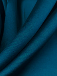 Deep Sea Blue Polyester/Lycra Stretch Satin - NY Designer - 43W