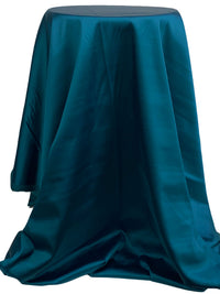 Deep Sea Blue Polyester/Lycra Stretch Satin - NY Designer - 43W