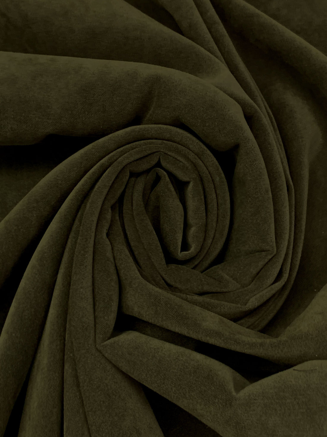 Winterleaf Brown Polyester/Lycra Moleskin Stretch Suiting - NY Designer - 44W