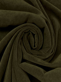 Winterleaf Brown Polyester/Lycra Moleskin Stretch Suiting - NY Designer - 44W