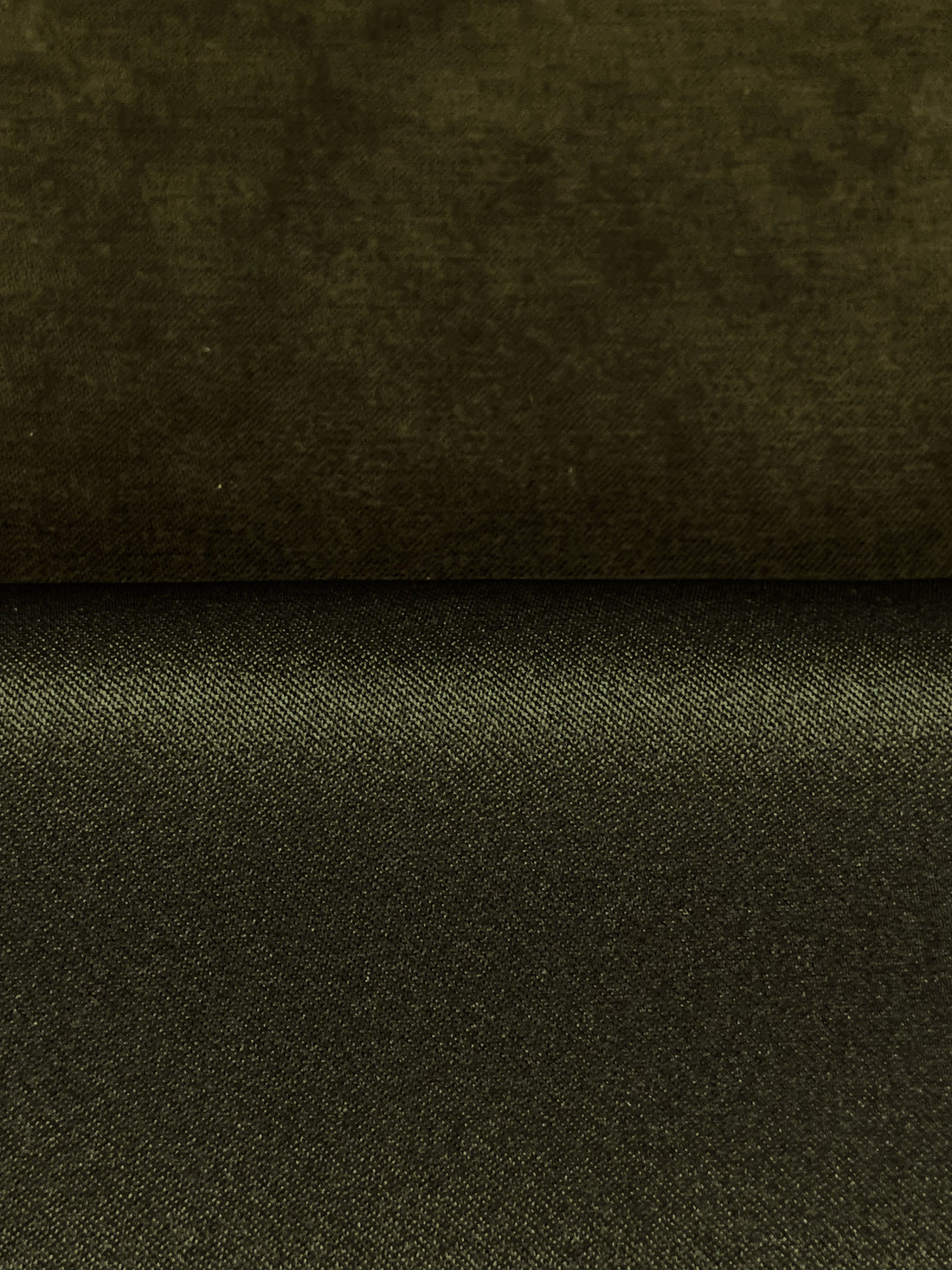 Winterleaf Brown Polyester/Lycra Moleskin Stretch Suiting - NY Designer - 44W