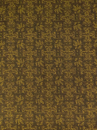 Vegas Gold/Dark Umber/Coyote Brown 100% Cotton Novelty Weave Jacquard - NY Designer - 44W