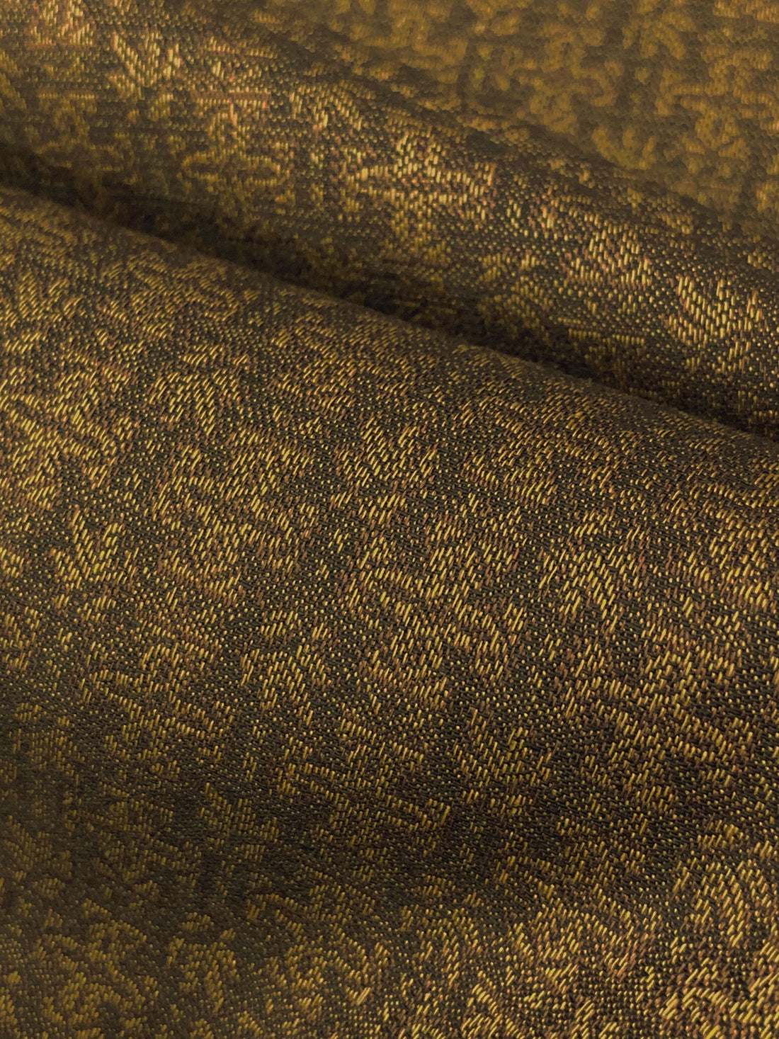 Vegas Gold/Dark Umber/Coyote Brown 100% Cotton Novelty Weave Jacquard - NY Designer - 44W