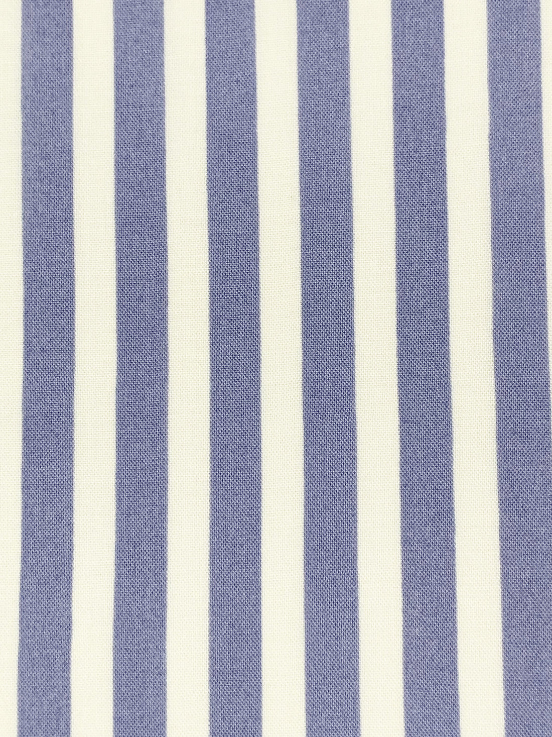 Queen Blue/White 100% Rayon Vertical Stripe Print Voile - NY Designer - 55W
