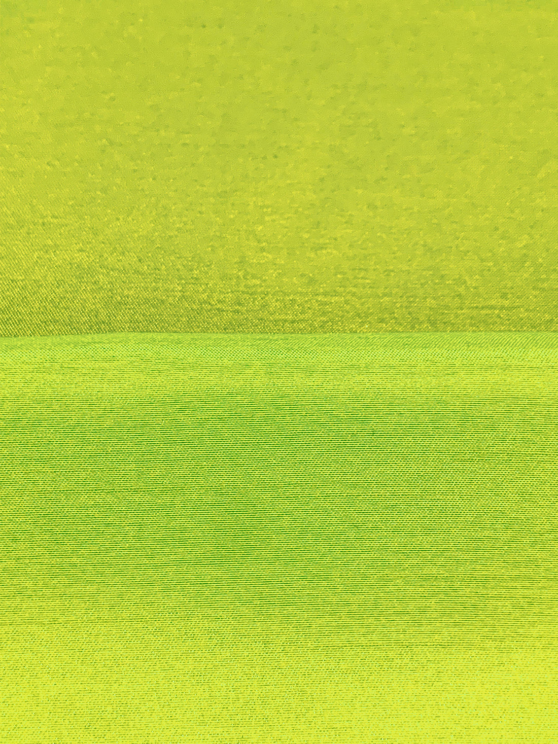 Bright Electric Lime 100% Polyester Satin Shantung - NY Designer - 58W
