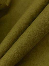 Mustard Green 100% Polyurethane Light Weight Ultra Suede - NY Designer - 46W