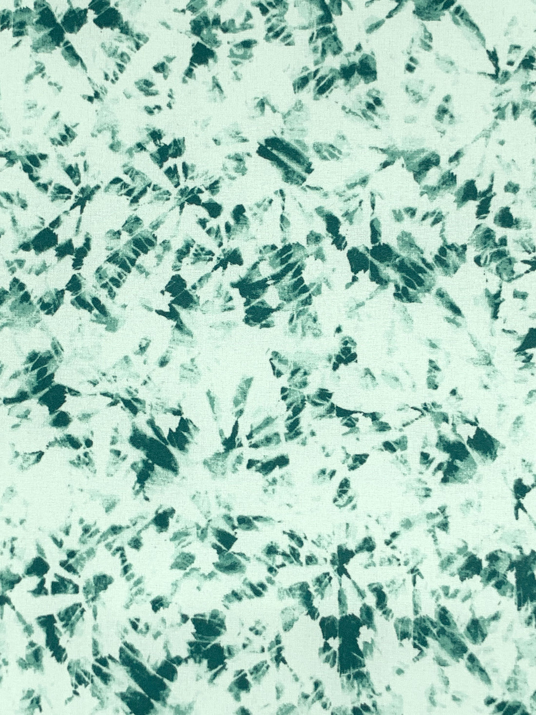 Honeydew Mist/Dark Jungle Green Polyester/Lycra Abstract Print Blouse Weight Woven - NY Designer - 53W