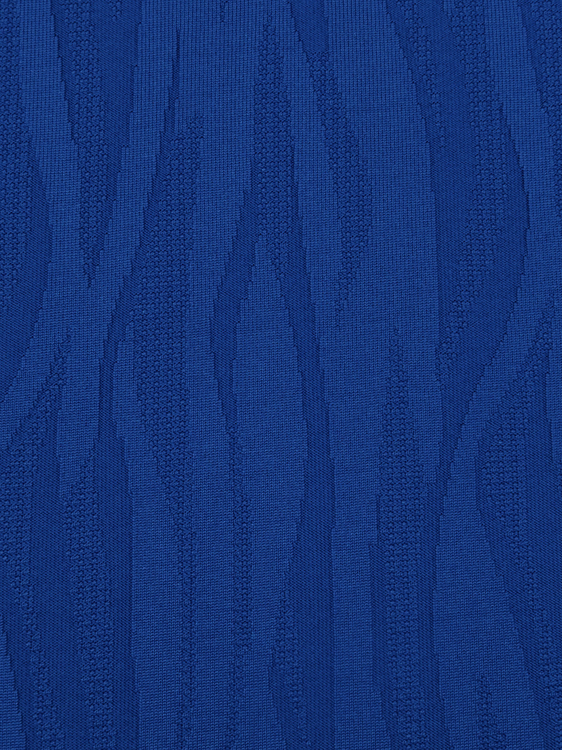 Dark Cobalt Blue Polyester/Lycra Abstract Animal Weave Jacquard Double Knit 60W