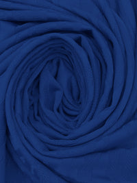 Dark Cobalt Blue Polyester/Lycra Abstract Animal Weave Jacquard Double Knit 60W