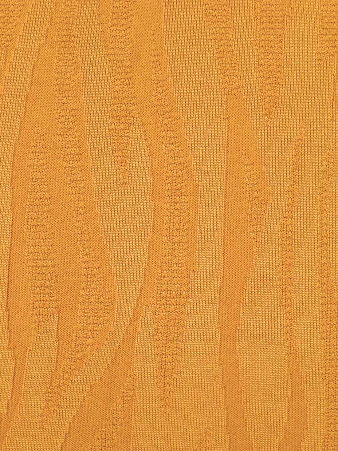 Ochre Polyester/Lycra Abstract Animal Weave Jacquard Double Knit 60W