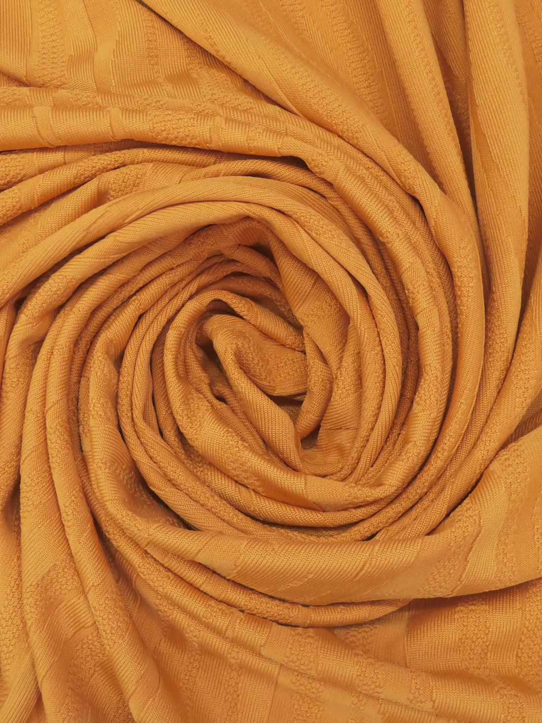 Ochre Polyester/Lycra Abstract Animal Weave Jacquard Double Knit 60W