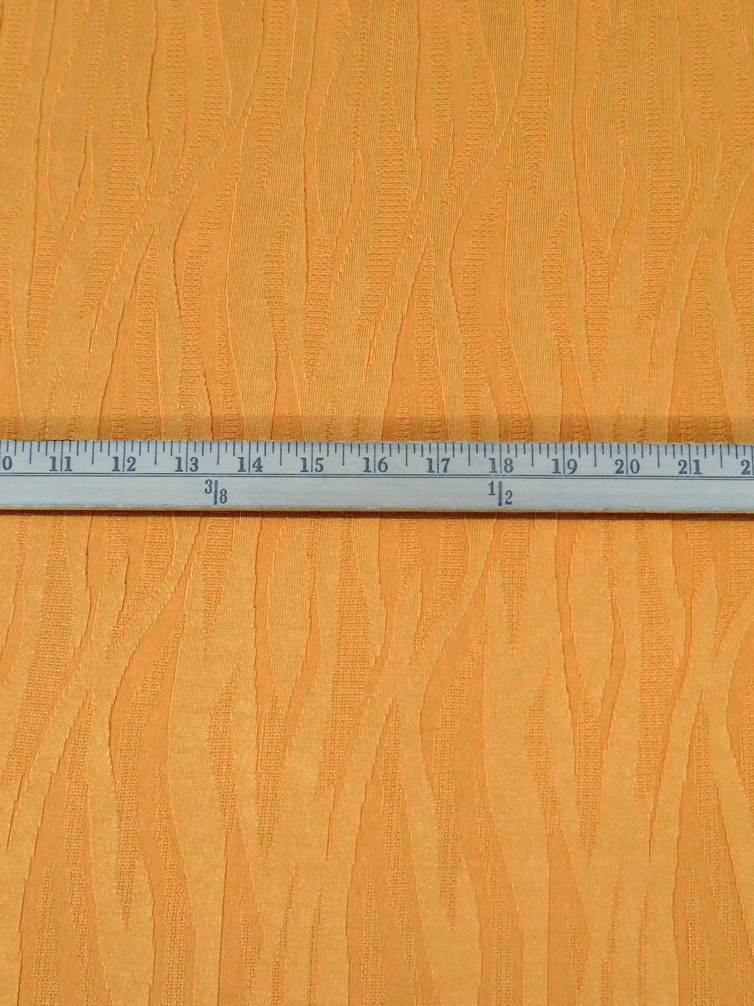 Ochre Polyester/Lycra Abstract Animal Weave Jacquard Double Knit 60W