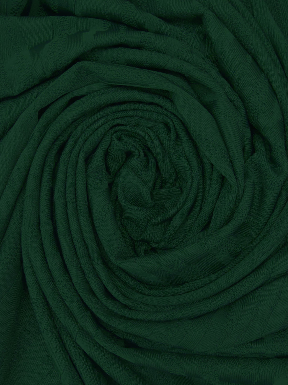 Phthalo Green Polyester/Lycra Abstract Animal Weave Jacquard Double Knit 60W