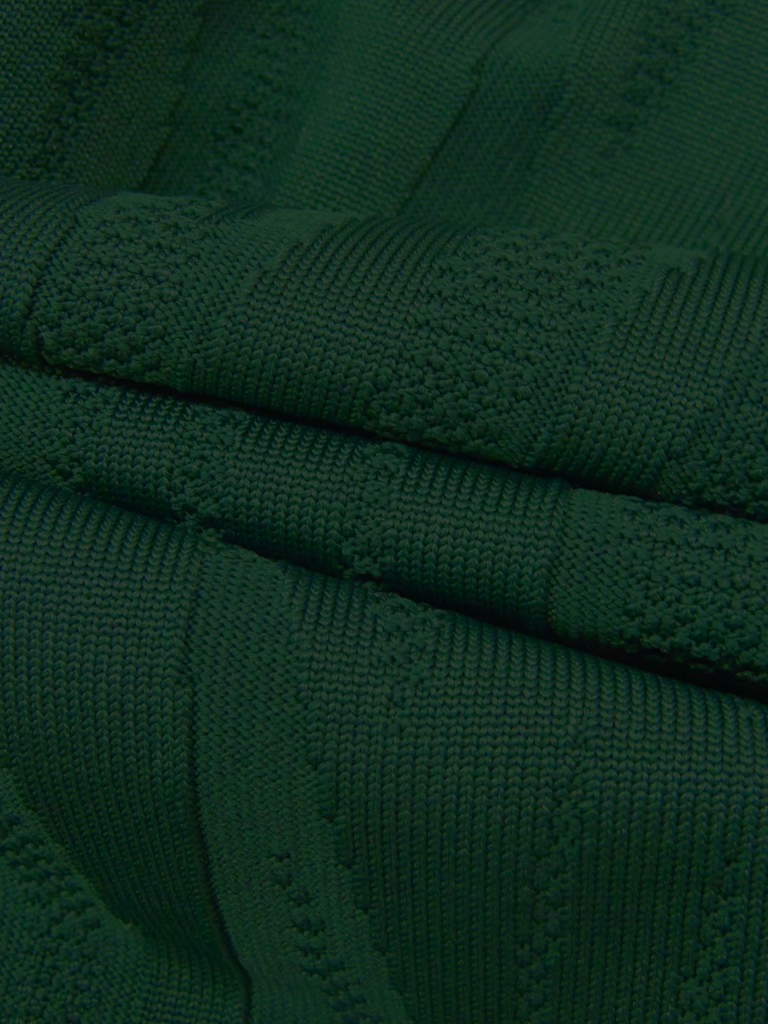 Phthalo Green Polyester/Lycra Abstract Animal Weave Jacquard Double Knit 60W
