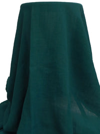 Peacock Blue 100% Linen Gauze 51W