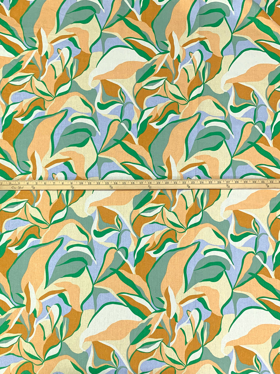 Deep Champagne/Lakeside Pink/Alabaster/Multi Rayon/Linen Floral Print Mid-Weight Woven 53W