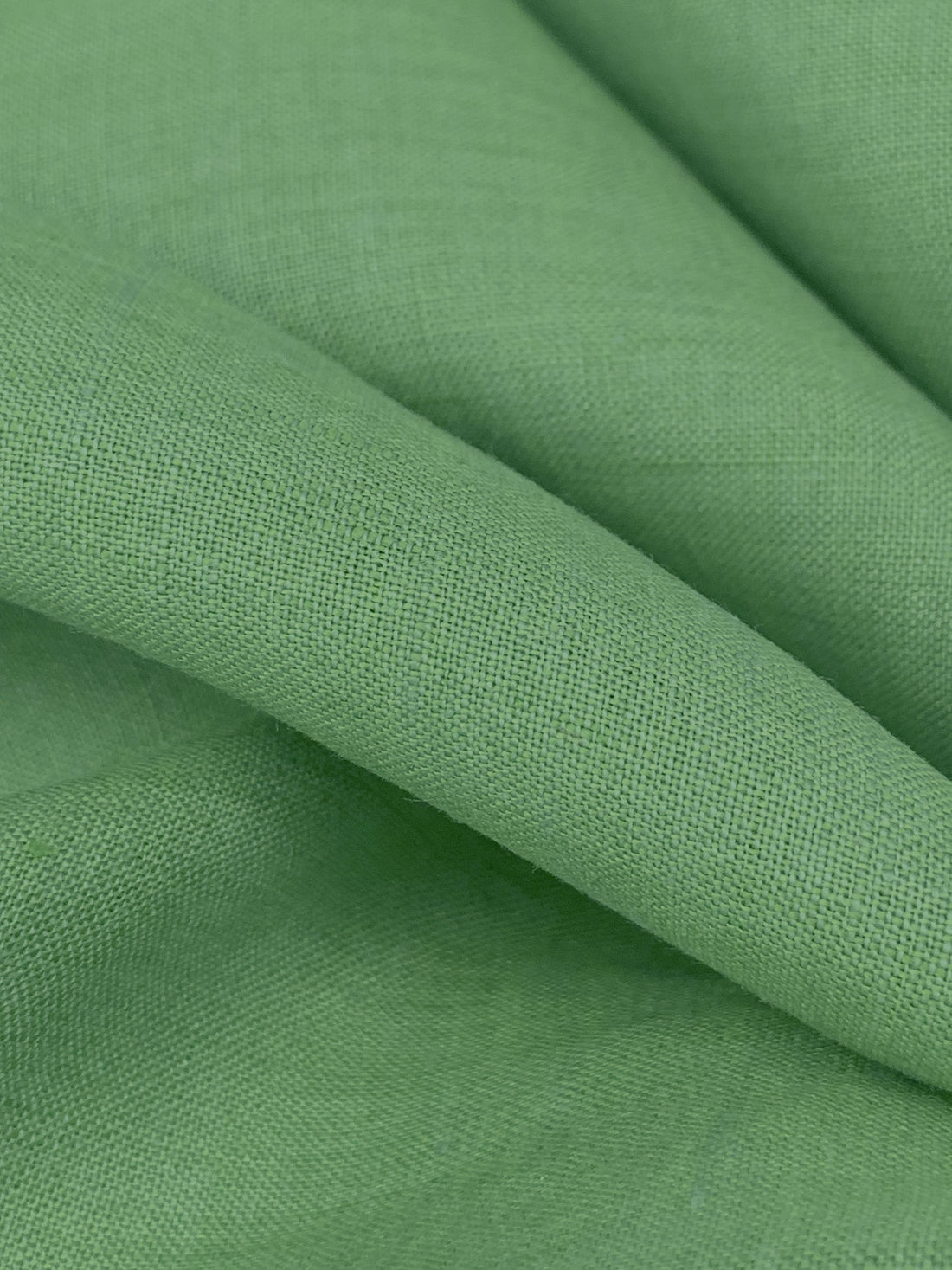 Sea Green 100% Linen Shirt Weight Woven 56W