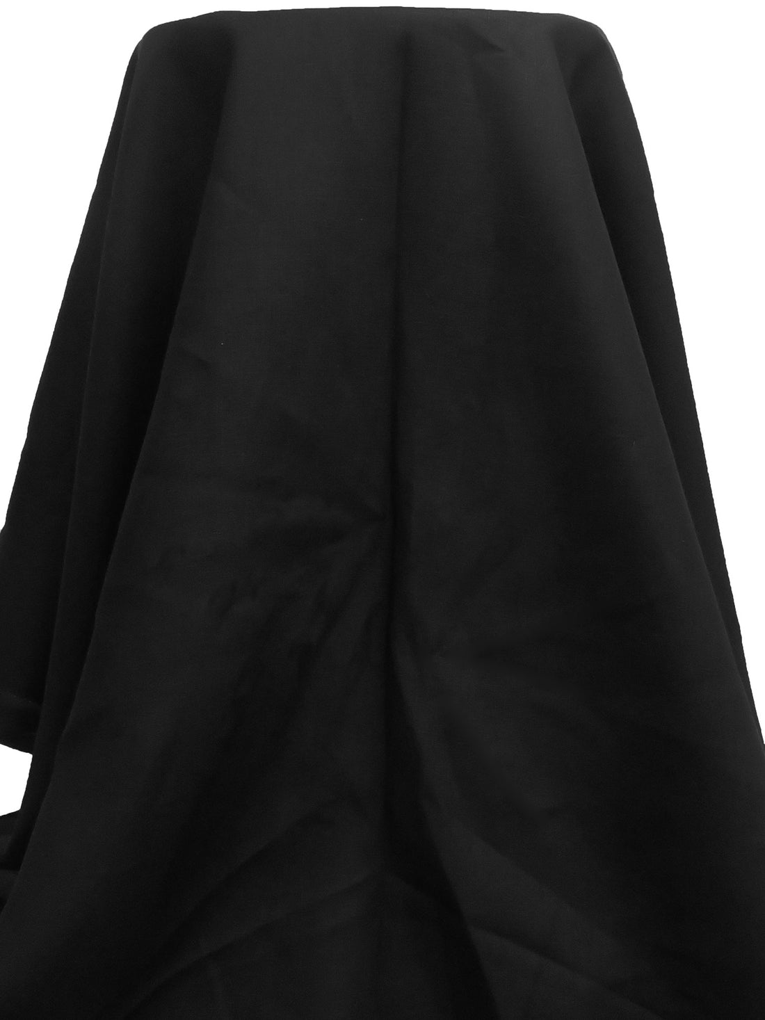 Black 100% Linen Midweight Woven 56W