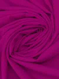 Magenta Polyester/Rayon/Lycra Stretch Suiting - Famous Dress Designer - 58W