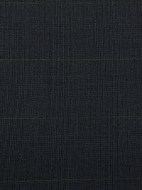 Dark Slate Gray/Earth Brown 100% Wool Plaid Weave Suiting 60W