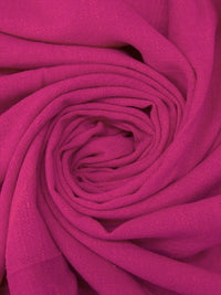 Vivid Telemagenta Rayon/Linen Crosshatch Woven 54W