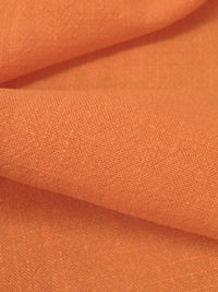 Coral Orange Rayon/Linen Crosshatch Woven 54W