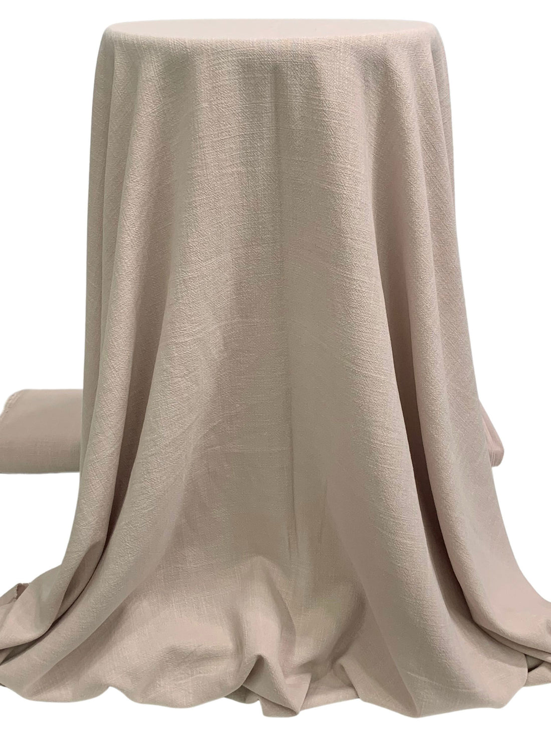 Pink Shadow Rayon/Linen Crosshatch Woven 54W