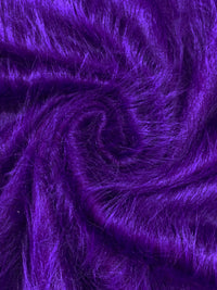 Violet 100% Polyester Faux Fur 60W