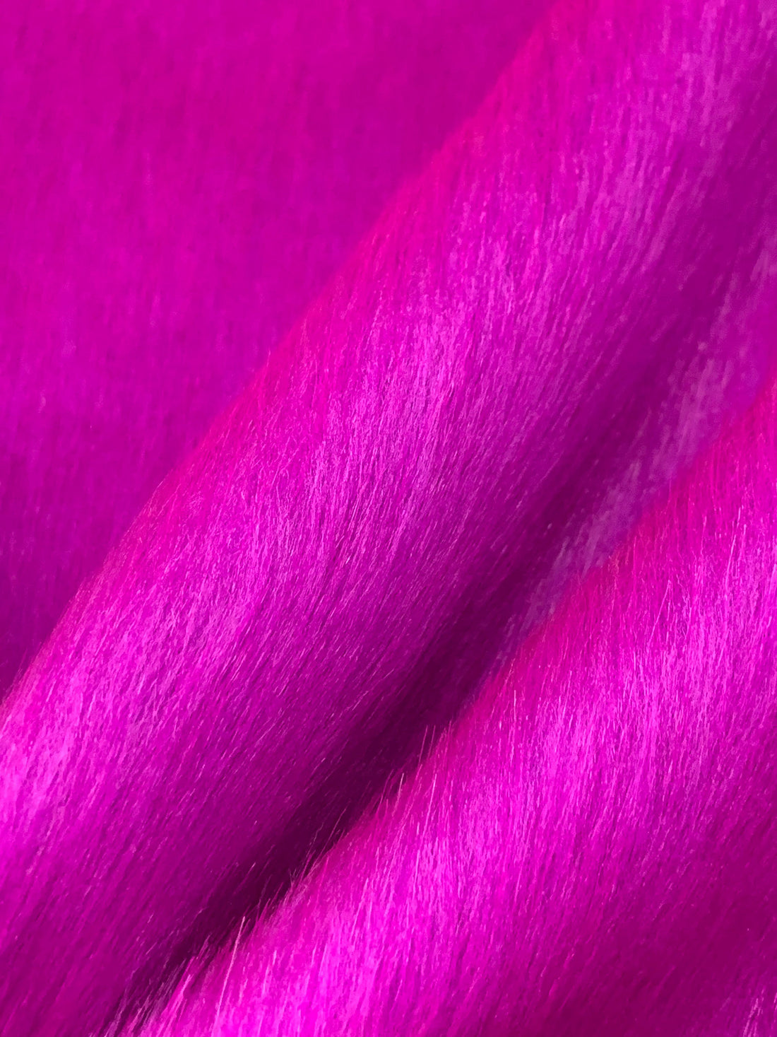 Fuchsia 100% Polyester Faux Fur 63W