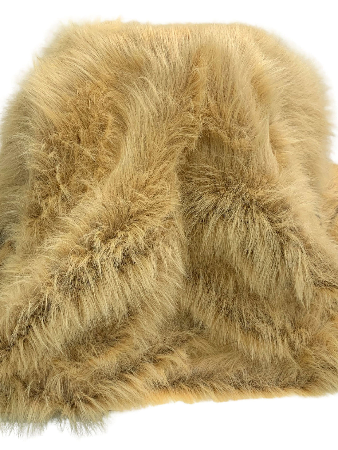 Golden Tan 100% Polyester Faux Fur 60W