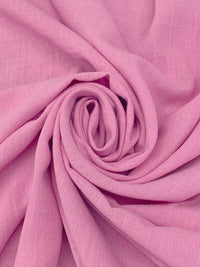 Amaranth Pink Rayon/Linen Crosshatch Woven 54W