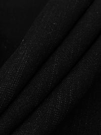 Black Rayon/Linen Crosshatch Woven 54W