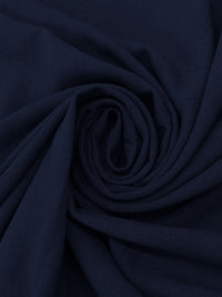 Deep Prussian Blue Rayon/Linen Crosshatch Woven 54W