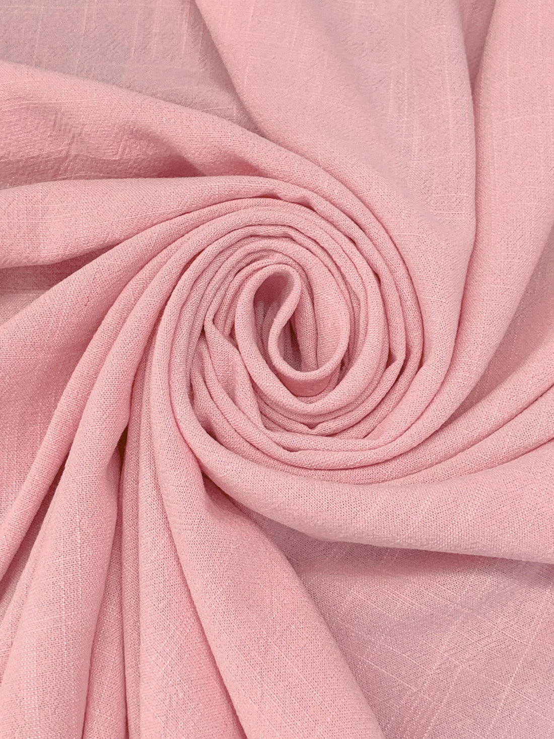 Baby Pink Rayon/Linen Crosshatch Woven 54W