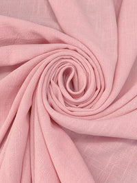 Baby Pink Rayon/Linen Crosshatch Woven 54W