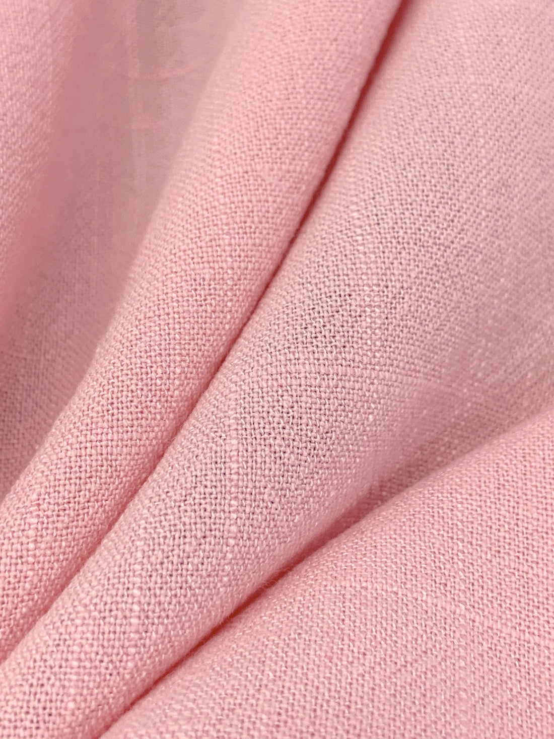 Baby Pink Rayon/Linen Crosshatch Woven 54W