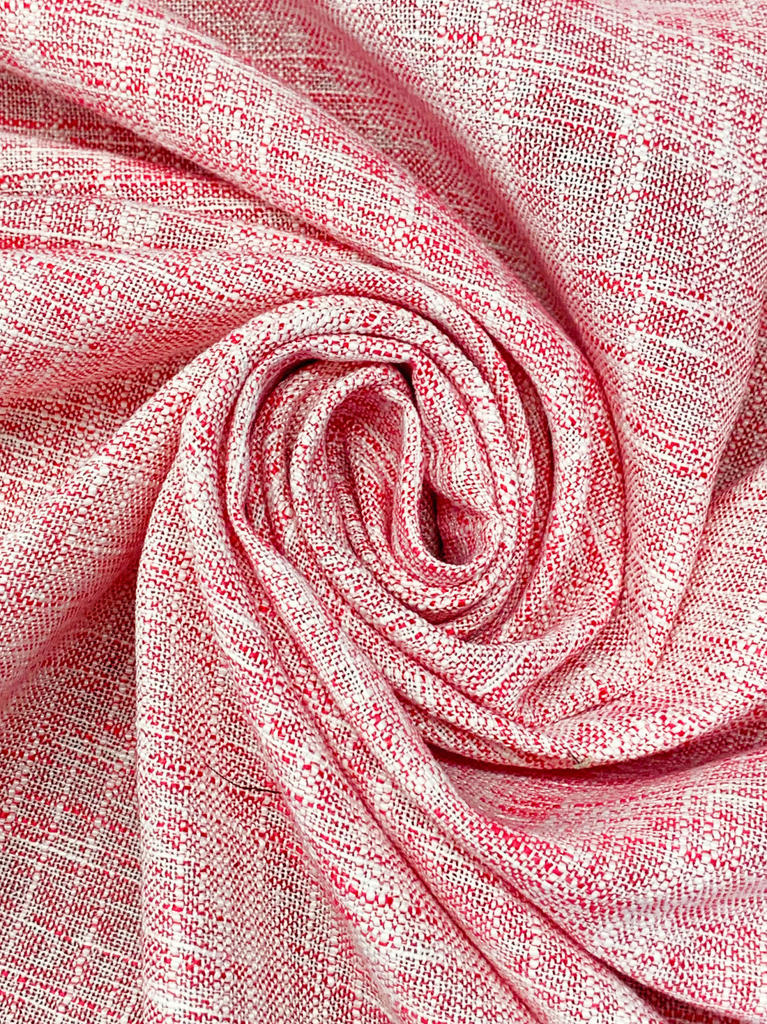 Imperial Red/White 100% Polyester Cross-Dyed Suiting 56W