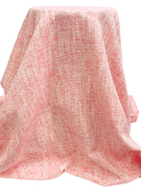 Imperial Red/White 100% Polyester Cross-Dyed Suiting 56W