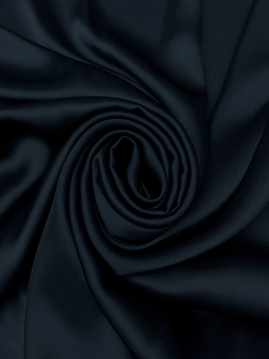 Dark Navy Polyester/Lycra Charmeuse 58W