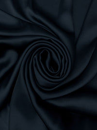 Dark Navy Polyester/Lycra Charmeuse 58W