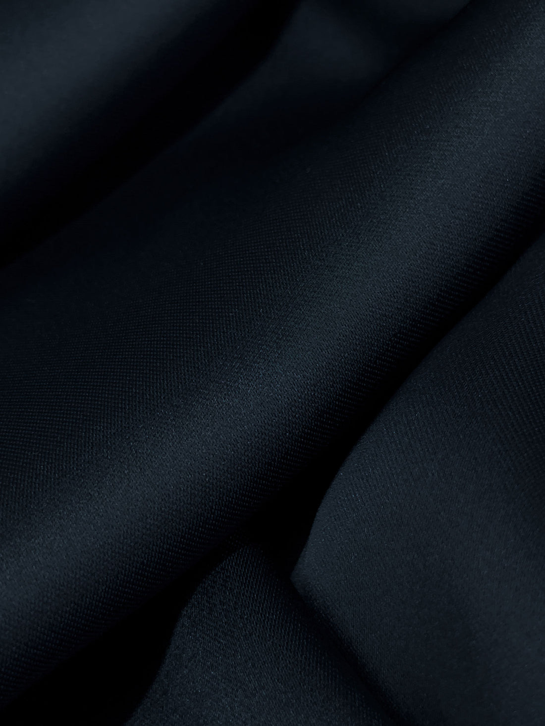 Dark Navy Polyester/Lycra Charmeuse 58W