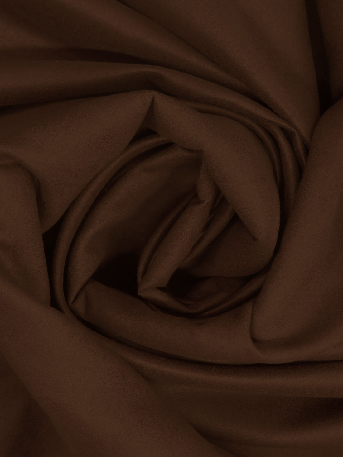 Chocolate 100% Polyester Satin-Back Faux Suede - NY Designer - 58W