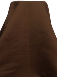 Chocolate 100% Polyester Satin-Back Faux Suede - NY Designer - 58W