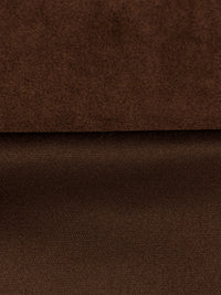 Chocolate 100% Polyester Satin-Back Faux Suede - NY Designer - 58W