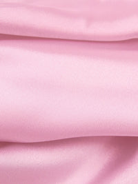 Cotton Candy Pink Polyester/Lycra Stretch Charmeuse 58W