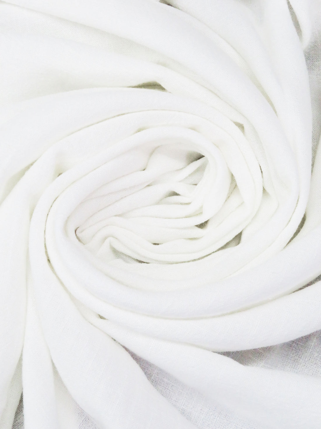 White Rayon/Linen Crosshatch Woven 54W