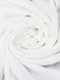 White Rayon/Linen Crosshatch Woven 54W