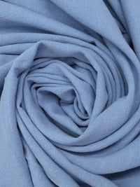 Dark Pastel Blue Rayon/Linen Crosshatch Woven 54W