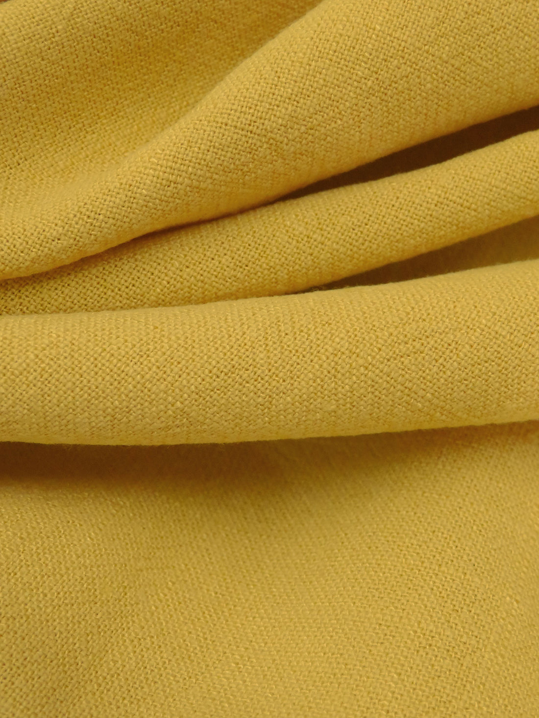 Goldenrod Rayon/Linen Crosshatch Woven 54W